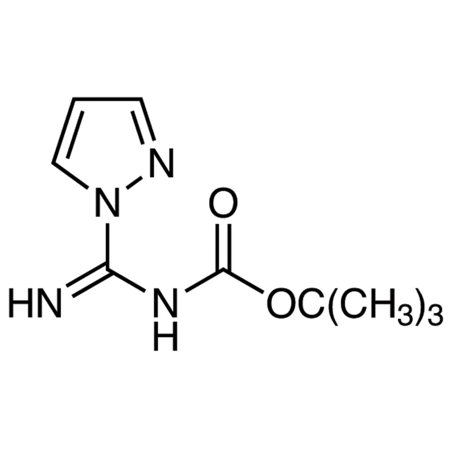 N-(tert-Butoxycarbonyl)-1H-pyrazole-1-carboxamidine >98.0%(T)(HPLC) - CAS 152120-61-1