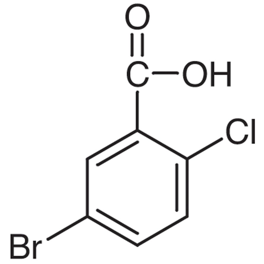 5-Bromo-2-chlorobenzoic Acid >98.0%(GC)(T) - CAS 21739-92-4