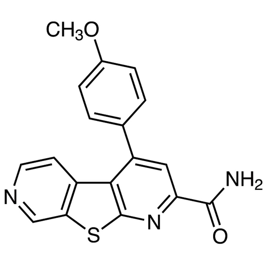 4-(4-Methoxyphenyl)thieno[2,3-b:5,4-c']dipyridine-2-carboxamide >98.0%(HPLC) - CAS 942135-14-0