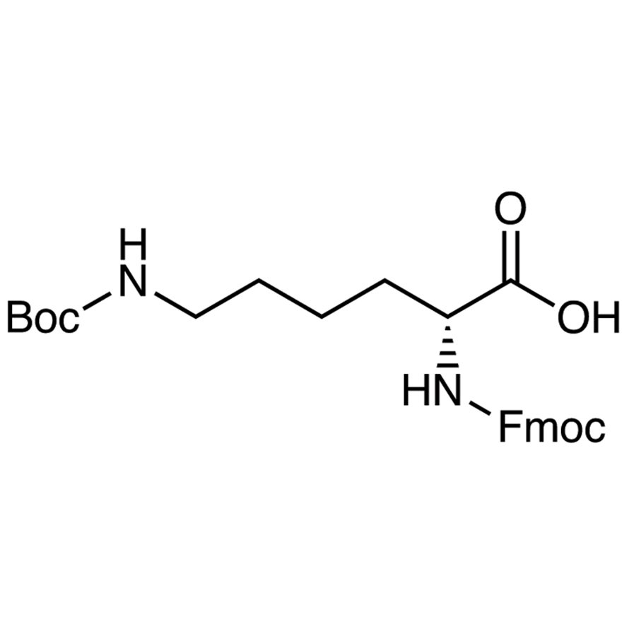 Nε-(tert-Butoxycarbonyl)-Nα-[(9H-fluoren-9-ylmethoxy)carbonyl]-D-lysine >98.0%(T)(HPLC) - CAS 92122-45-7