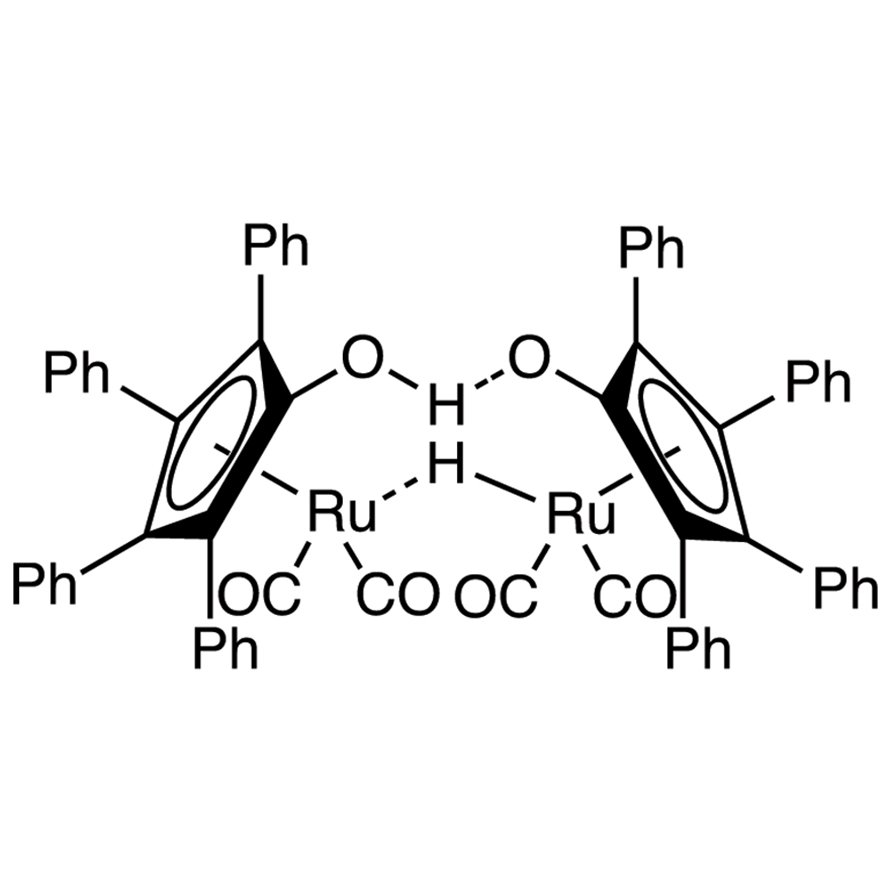 1-Hydroxytetraphenylcylclopentadienyl(tetraphenyl-2,4-cyclopentadien-1-one)-μ-hydrotetracarbonyldiruthenium(II)  - CAS 104439-77-2
