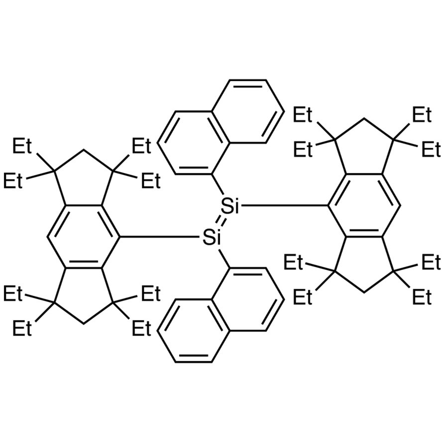 (E)-1,2-Bis(1-naphthyl)-1,2-bis(1,1,3,3,5,5,7,7-octaethyl-1,2,3,5,6,7-hexahydro-s-indacen-4-yl)disilene >70.0%(HPLC) - CAS 1620487-87-7