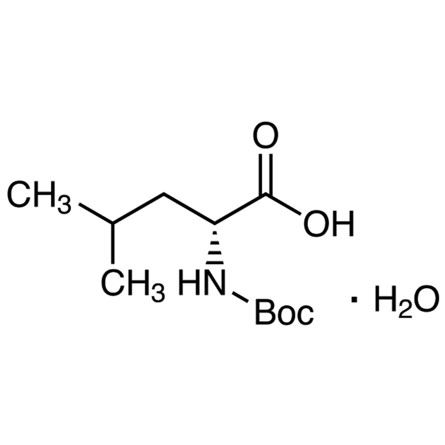 N-(tert-Butoxycarbonyl)-D-leucine Monohydrate >98.0%(T) - CAS 200937-17-3