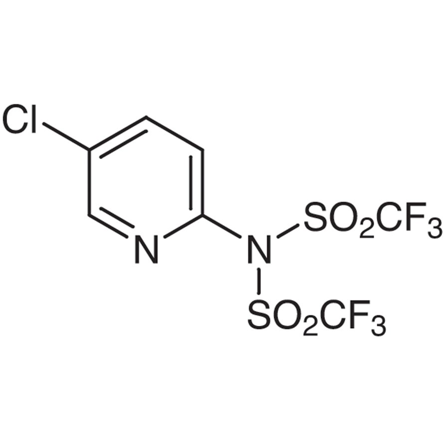 2-[N,N-Bis(trifluoromethanesulfonyl)amino]-5-chloropyridine [Triflating Reagent] >96.0%(GC) - CAS 145100-51-2