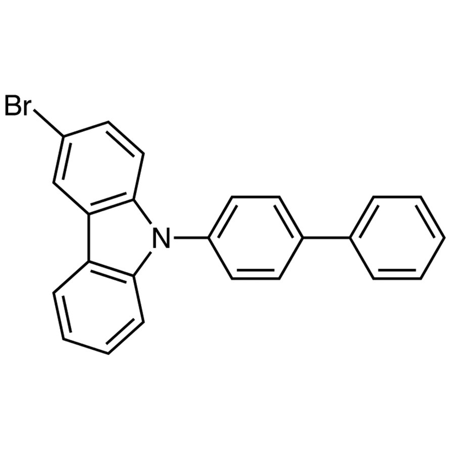 9-(4-Biphenylyl)-3-bromocarbazole >98.0%(GC) - CAS 894791-46-9
