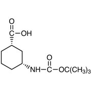 (1S,3R)-3-(tert-Butoxycarbonylamino)cyclohexanecarboxylic Acid >97.0%(GC)(T) - CAS 222530-34-9