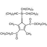 Diethyl 2,4-Dimethyl-5-[(triisopropylsilyl)methylene]-1,3-cyclopentadiene-1,3-dicarboxylate (cis- and trans- mixture) >93.0%(HPLC) - CAS 1417407-35-2
