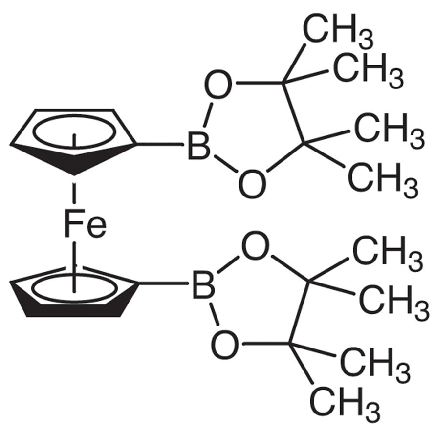 1,1'-Bis(4,4,5,5-tetramethyl-1,3,2-dioxaborolan-2-yl)ferrocene >98.0%(GC)(T) - CAS 737776-93-1