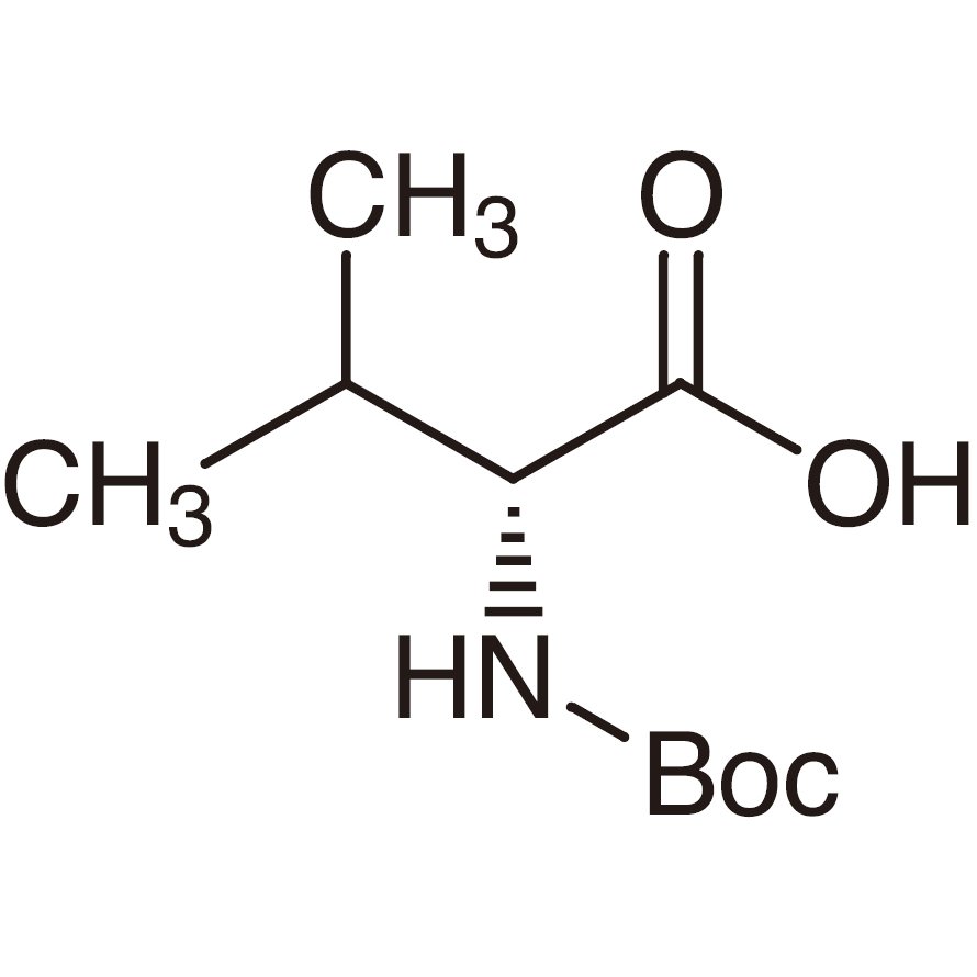 N-(tert-Butoxycarbonyl)-D-valine >98.0%(T)(HPLC) - CAS 22838-58-0