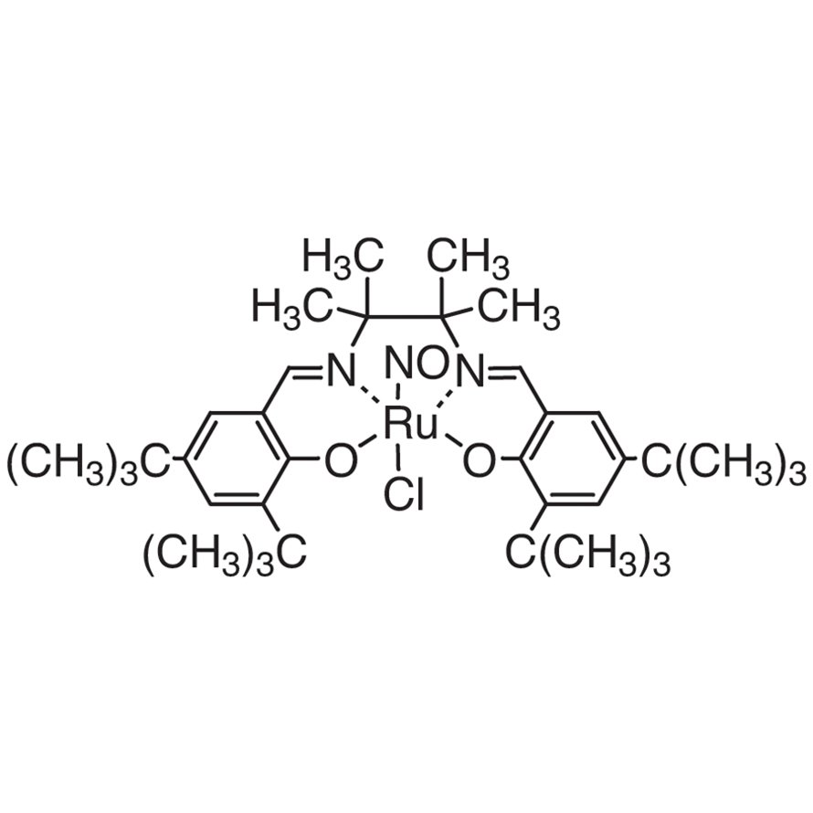 Chloronitrosyl[N,N'-bis(3,5-di-tert-butylsalicylidene)-1,1,2,2-tetramethylethylenediaminato]ruthenium(IV)  - CAS 386761-71-3