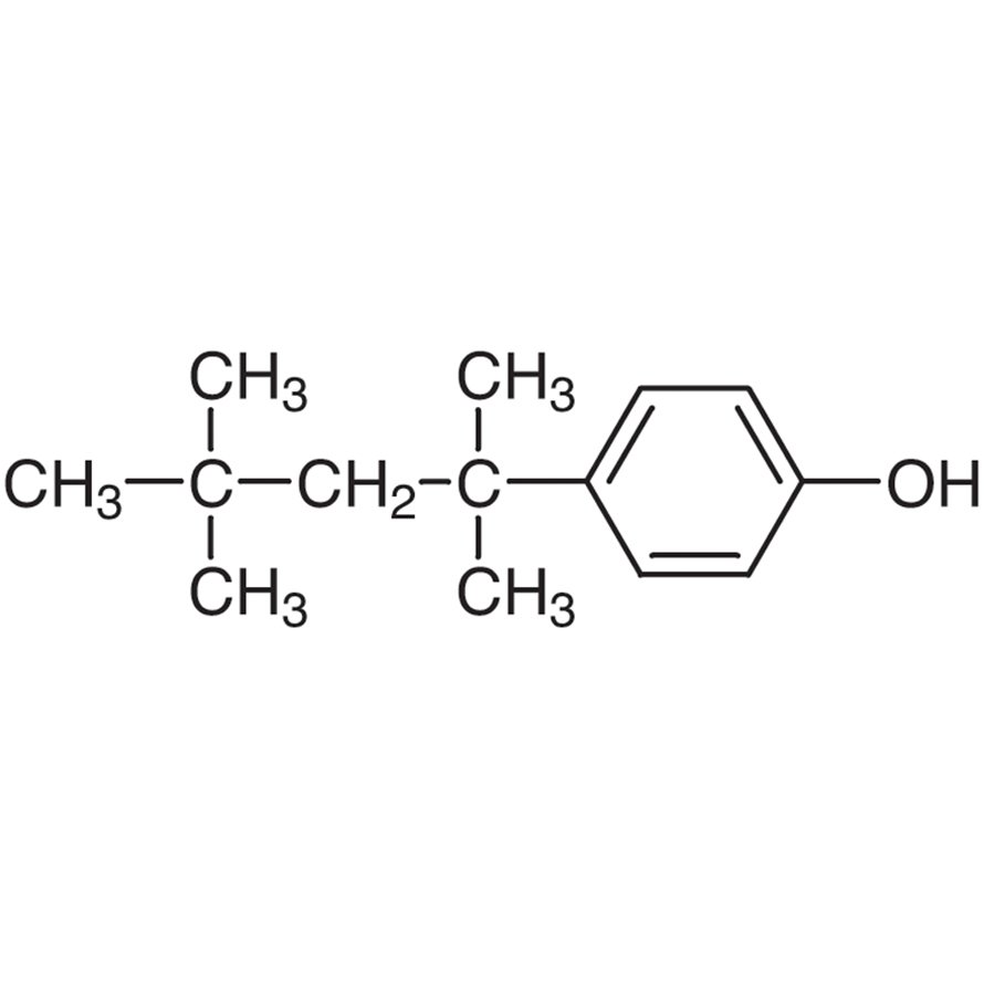 4-(1,1,3,3-Tetramethylbutyl)phenol >95.0%(GC) - CAS 140-66-9
