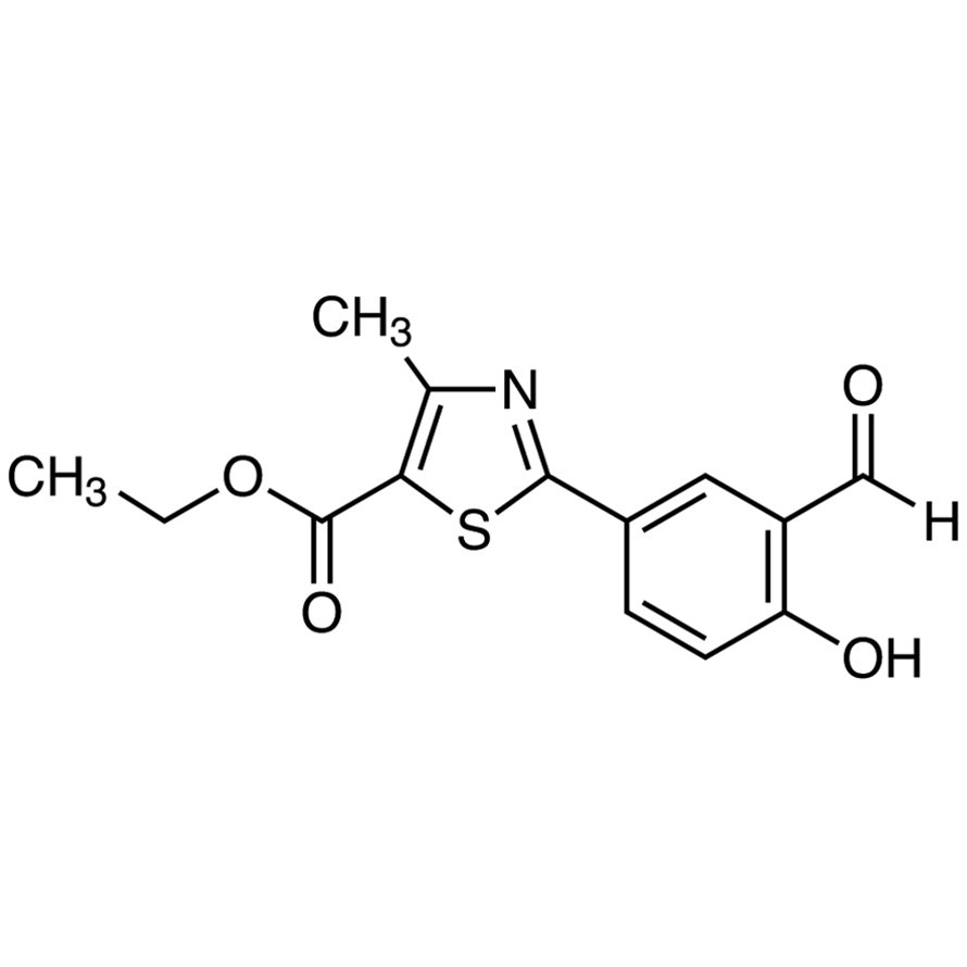Ethyl 2-(3-Formyl-4-hydroxyphenyl)-4-methylthiazole-5-carboxylate >98.0%(GC)(T) - CAS 161798-01-2
