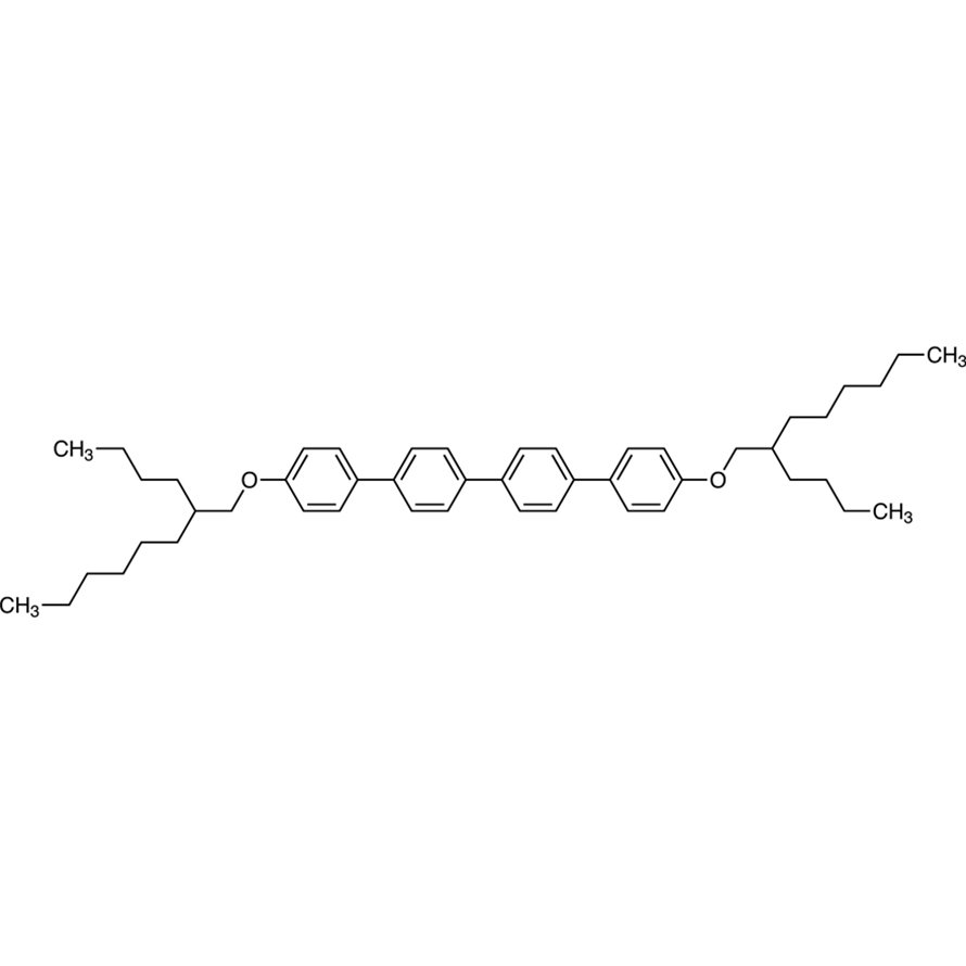 4,4'''-Bis(2-butyloctyloxy)-p-quaterphenyl >98.0%(HPLC) - CAS 18434-08-7