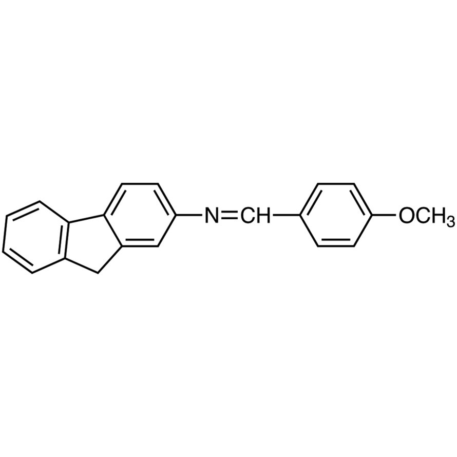 2-[(4-Methoxybenzylidene)amino]fluorene >98.0%(T) - CAS 5424-78-2