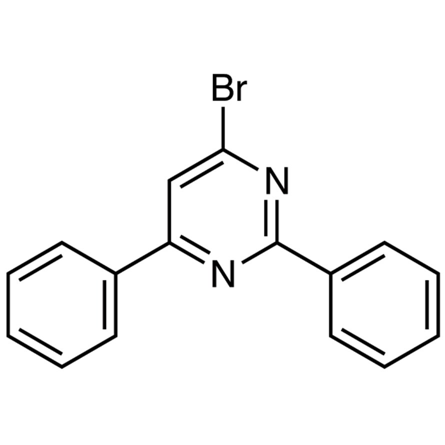 4-Bromo-2,6-diphenylpyrimidine >98.0%(GC) - CAS 40734-24-5