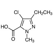 4-Chloro-3-ethyl-1-methyl-1H-pyrazole-5-carboxylic Acid >98.0%(GC)(T) - CAS 127892-62-0