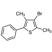 3-Bromo-2,4-dimethyl-5-phenylthiophene >98.0%(GC) - CAS 362513-28-8