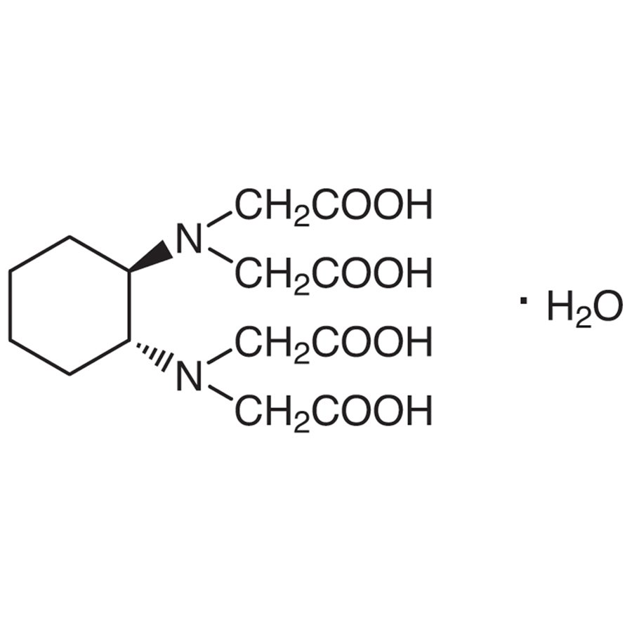 trans-1,2-Cyclohexanediaminetetraacetic Acid Monohydrate >99.0%(T) - CAS 125572-95-4