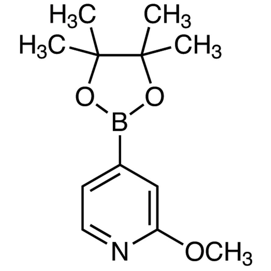 2-Methoxy-4-(4,4,5,5-tetramethyl-1,3,2-dioxaborolan-2-yl)pyridine >98.0%(GC)(T) - CAS 408502-23-8