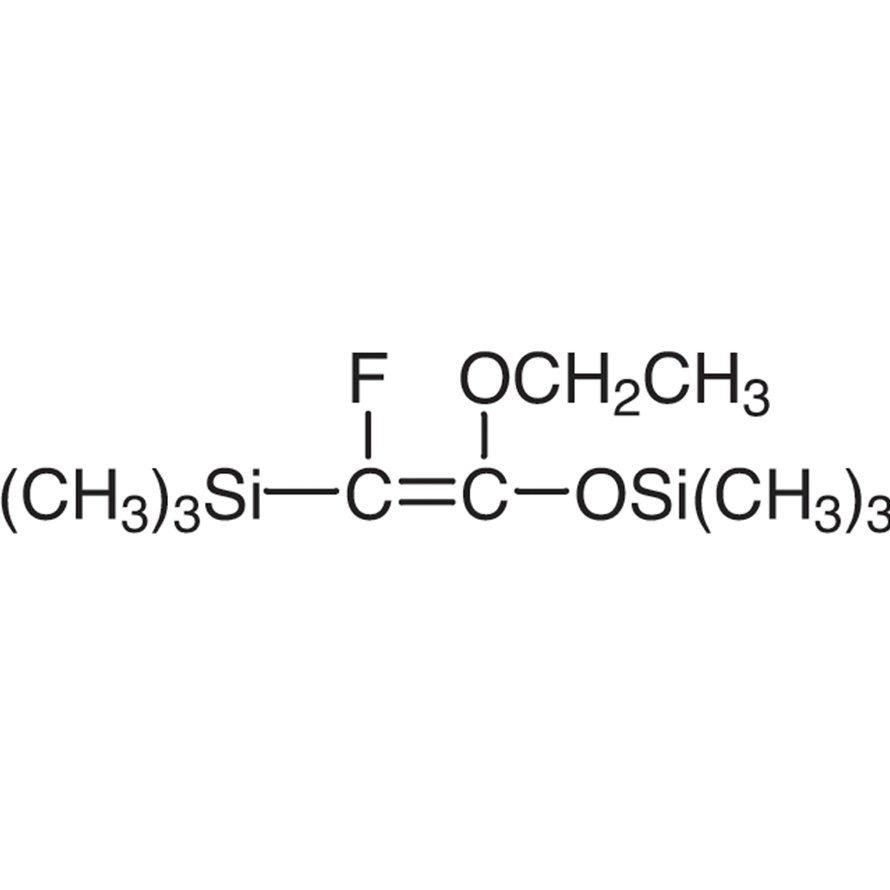 Fluorotrimethylsilylketene Ethyl Trimethylsilyl Acetal (mixture of isomers) >95.0%(GC) - CAS 1068142-02-8