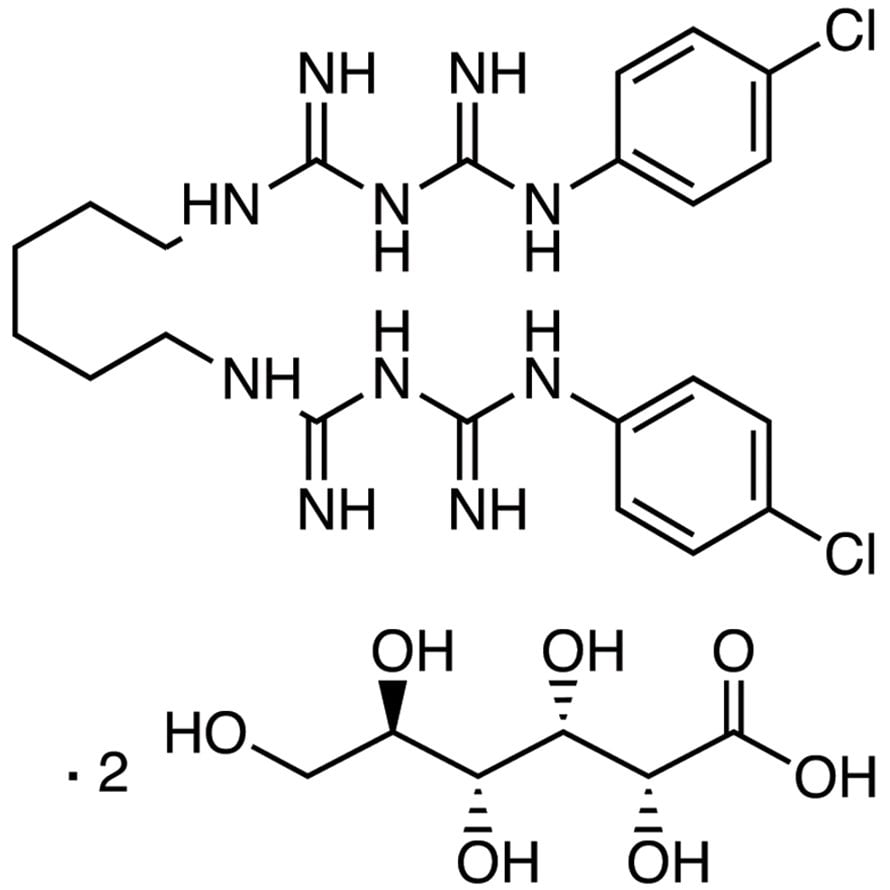 Chlorhexidine Digluconate (ca. 20% in Water)  - CAS 18472-51-0