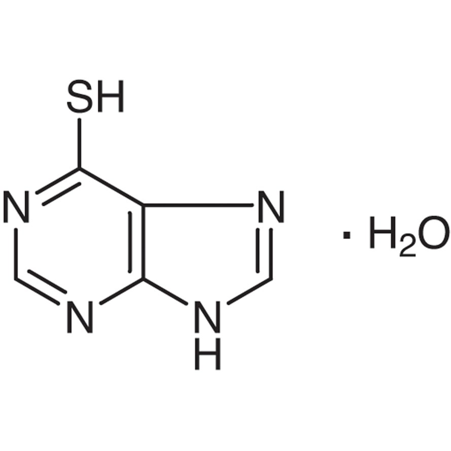 6-Mercaptopurine Monohydrate >98.0%(T)(HPLC) - CAS 6112-76-1