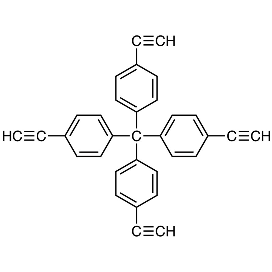 Tetrakis(4-ethynylphenyl)methane >98.0%(GC) - CAS 177991-01-4