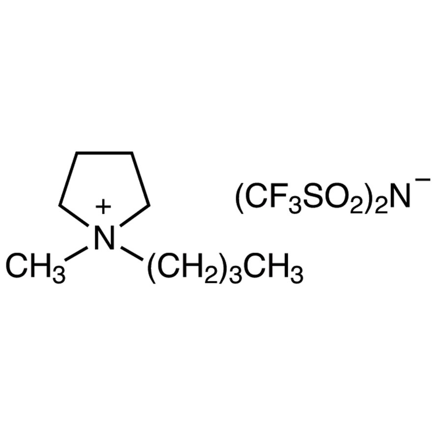 1-Butyl-1-methylpyrrolidinium Bis(trifluoromethanesulfonyl)imide >98.0%(T) - CAS 223437-11-4