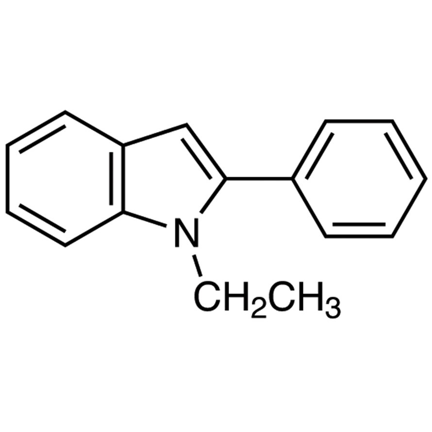 1-Ethyl-2-phenylindole >98.0%(HPLC) - CAS 13228-39-2