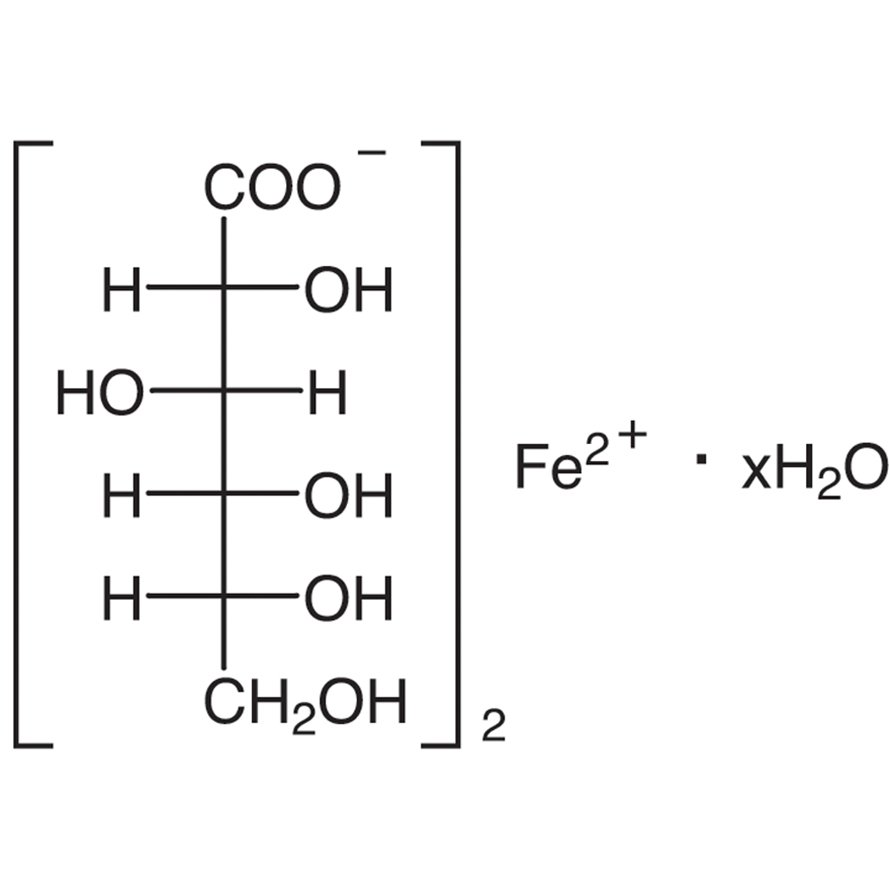 Iron(II) Gluconate Hydrate >95.0%(T) - CAS 22830-45-1