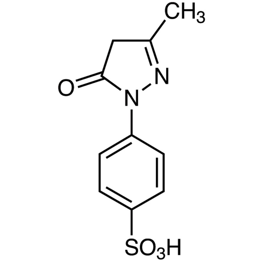 3-Methyl-1-(4-sulfophenyl)-2-pyrazolin-5-one >97.0%(T) - CAS 89-36-1