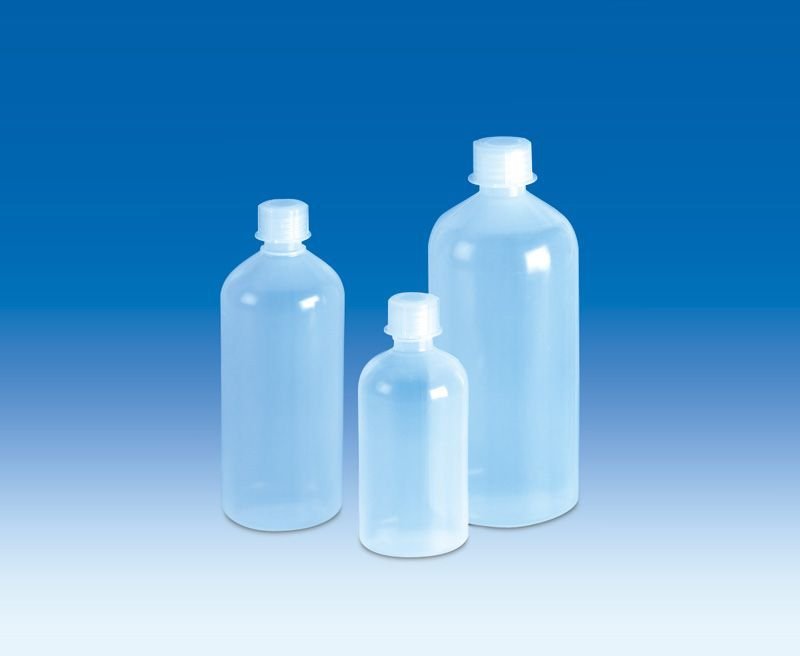 Şişe (Pp) Vidalı Kapaklı, Şeffaf -Dar Boyunlu    1000 ml
