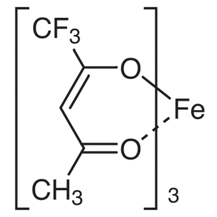 Tris(trifluoro-2,4-pentanedionato)iron(III) >98.0%(T) - CAS 28736-69-8