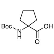 1-(tert-Butoxycarbonylamino)cyclopentanecarboxylic Acid >98.0%(GC)(T) - CAS 35264-09-6
