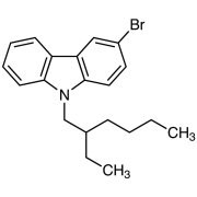 3-Bromo-9-(2-ethylhexyl)-9H-carbazole >98.0%(GC) - CAS 628336-85-6