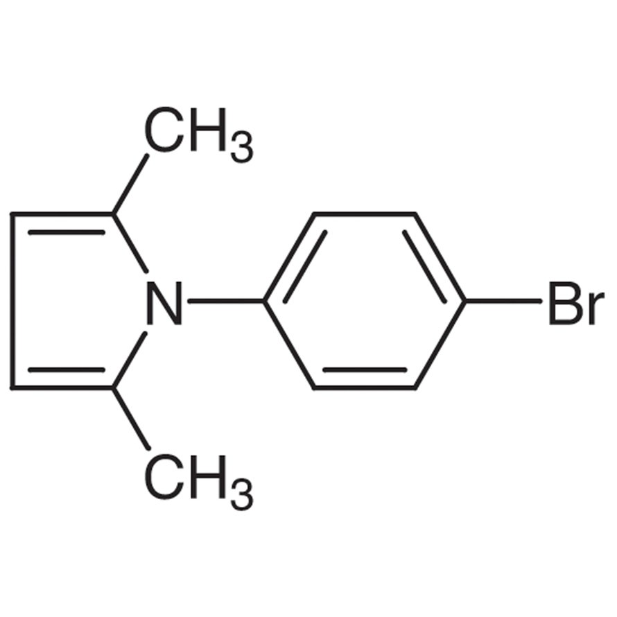 1-(4-Bromophenyl)-2,5-dimethylpyrrole >98.0%(GC) - CAS 5044-24-6