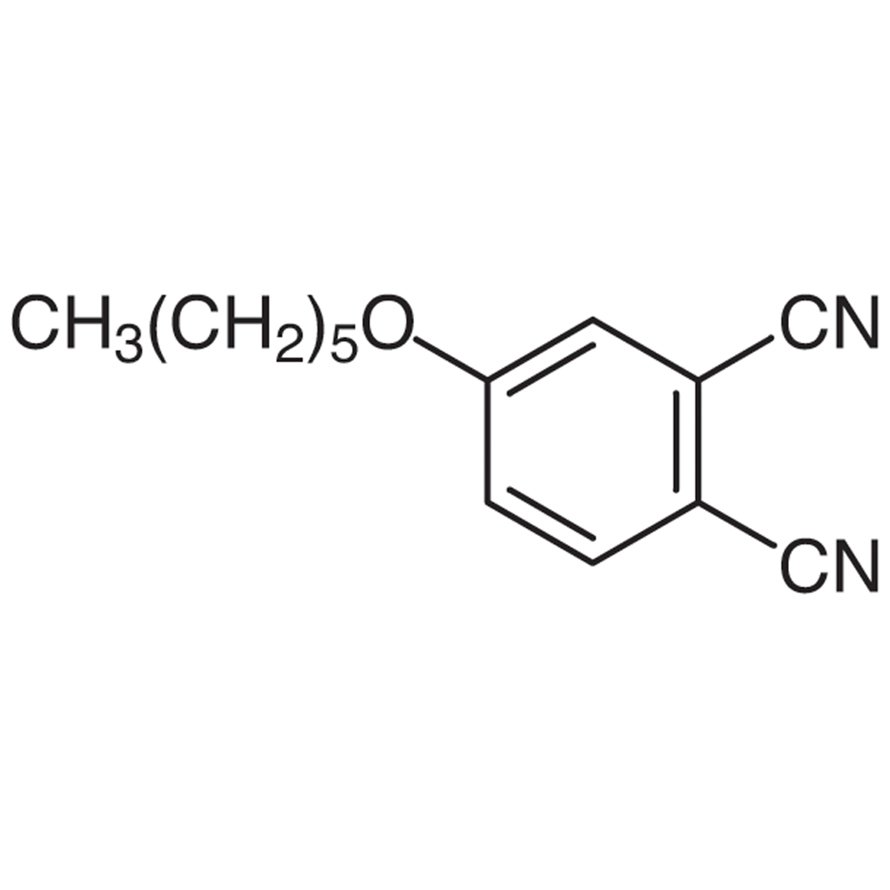4-Hexyloxyphthalonitrile >95.0%(GC) - CAS 104949-82-8