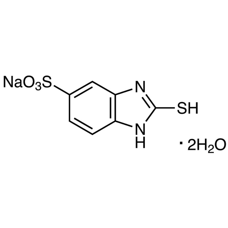 Sodium 2-Mercapto-5-benzimidazolesulfonate Dihydrate >98.0%(HPLC) - CAS 207511-11-3