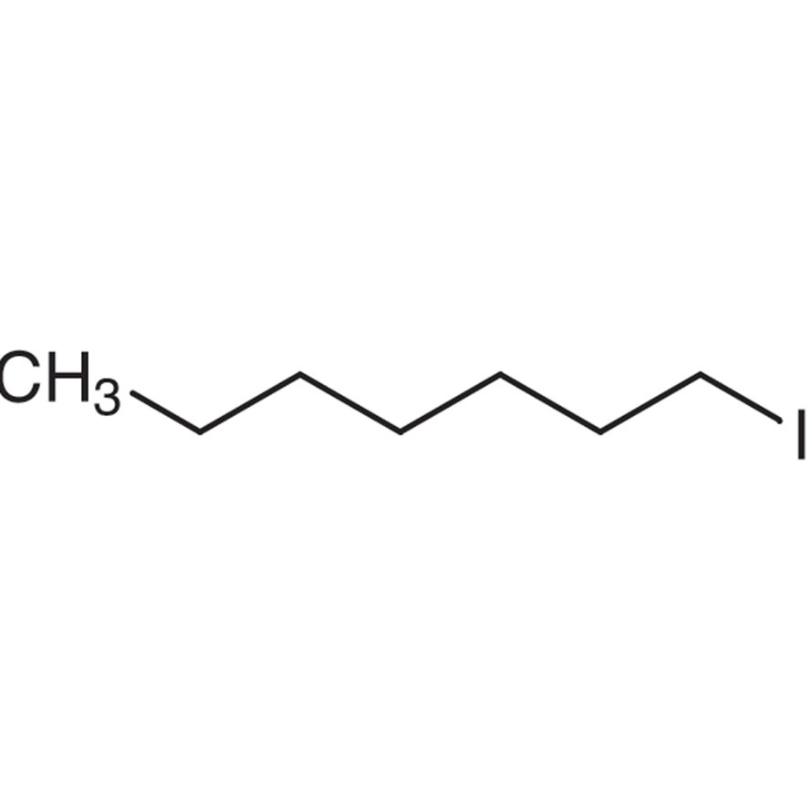 1-Iodoheptane (stabilized with Copper chip) >98.0%(GC) - CAS 4282-40-0