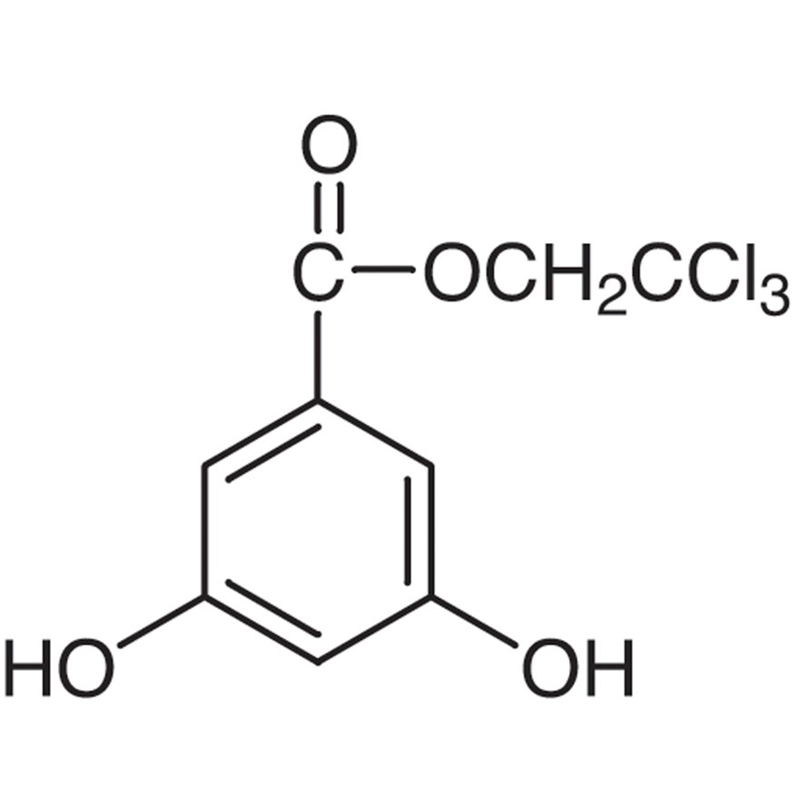 2,2,2-Trichloroethyl 3,5-Dihydroxybenzoate (ca. 20% in Dichloromethane, ca. 1mol/L)  - CAS 143330-91-0