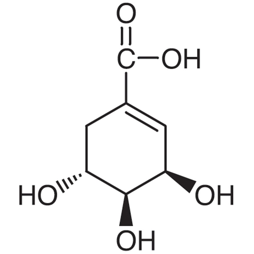Shikimic Acid >97.0%(T) - CAS 138-59-0