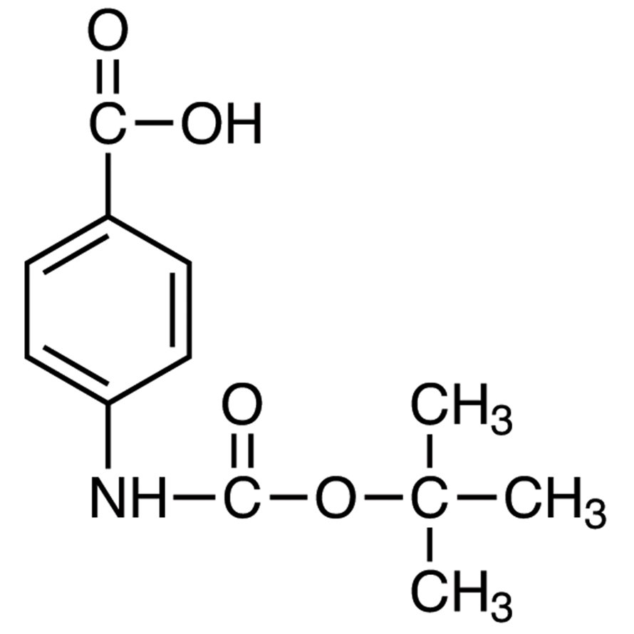 4-(tert-Butoxycarbonylamino)benzoic Acid >98.0%(T)(HPLC) - CAS 66493-39-8