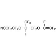 2,2,3,3-Tetrafluoro-3-[[1,1,1,2,3,3-hexafluoro-3-[(1,2,2-trifluorovinyl)oxy]propan-2-yl]oxy]propionitrile >93.0%(GC) - CAS 69804-19-9