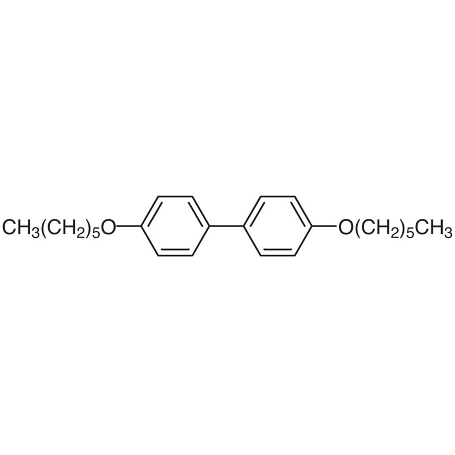 4,4'-Dihexyloxybiphenyl >98.0%(GC) - CAS 142450-58-6