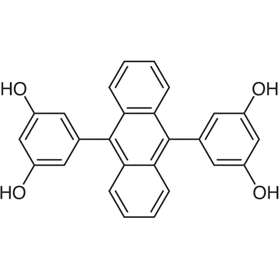 9,10-Bis(3,5-dihydroxyphenyl)anthracene >96.0%(HPLC) - CAS 153715-08-3