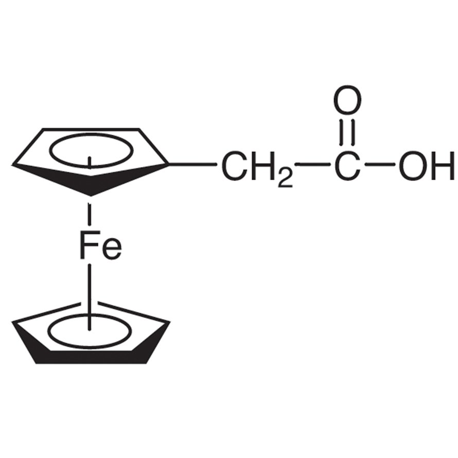 Ferroceneacetic Acid >97.0%(GC) - CAS 1287-16-7