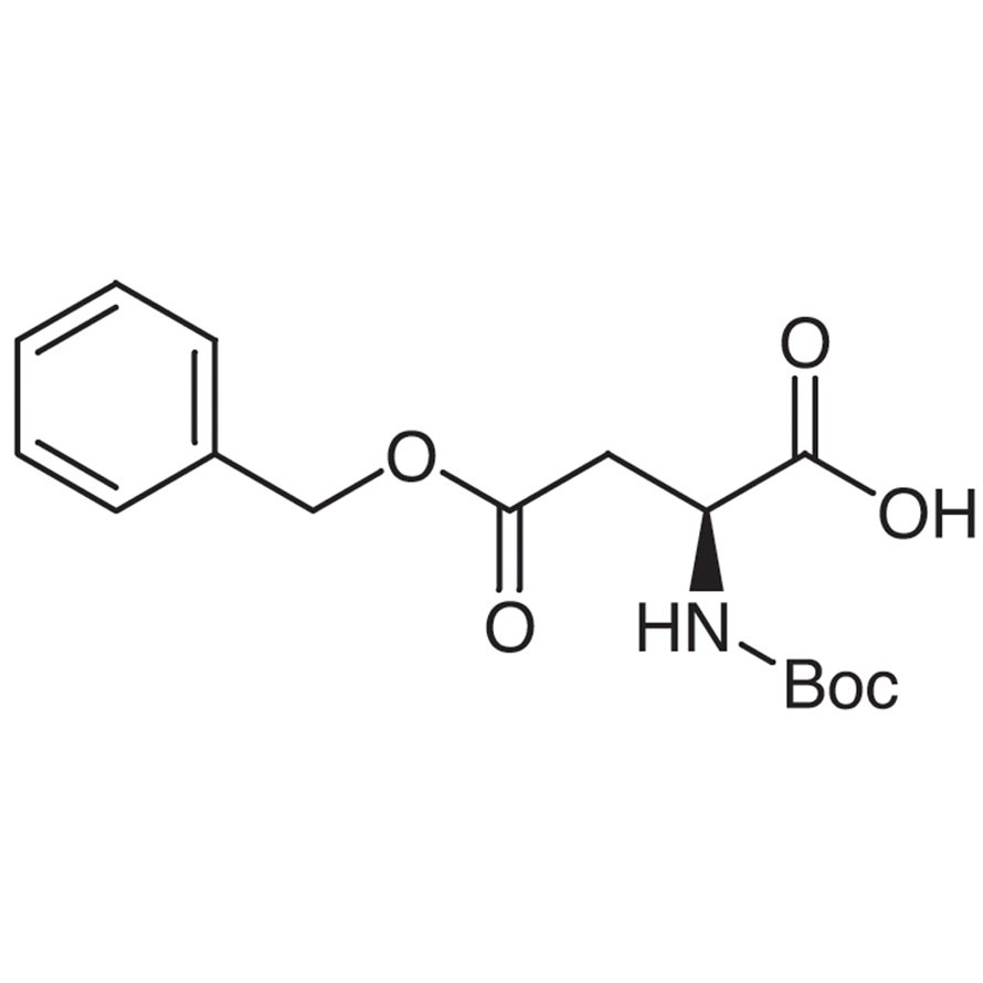 4-Benzyl N-(tert-Butoxycarbonyl)-L-aspartate >98.0%(T) - CAS 7536-58-5