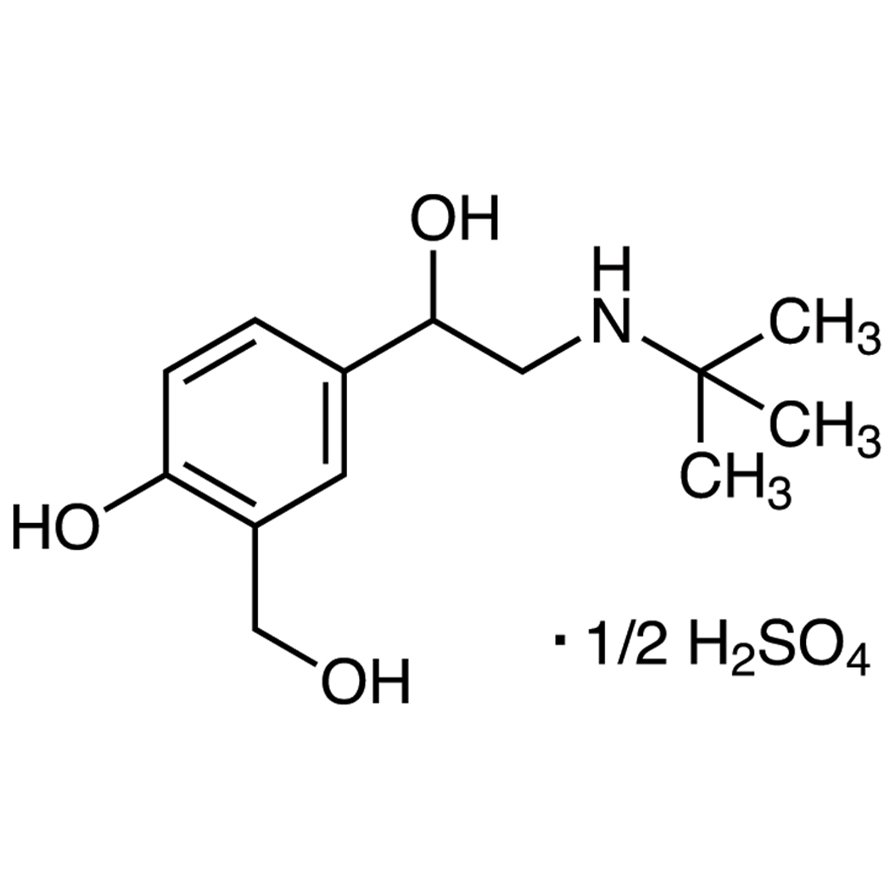 Salbutamol Hemisulfate >98.0%(T)(HPLC) - CAS 51022-70-9