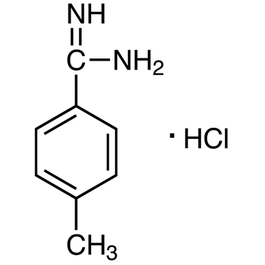 4-Methylbenzamidine Hydrochloride >98.0%(HPLC)(N) - CAS 6326-27-8