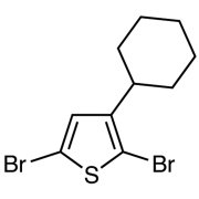 2,5-Dibromo-3-cyclohexylthiophene >97.0%(GC) - CAS 302912-44-3